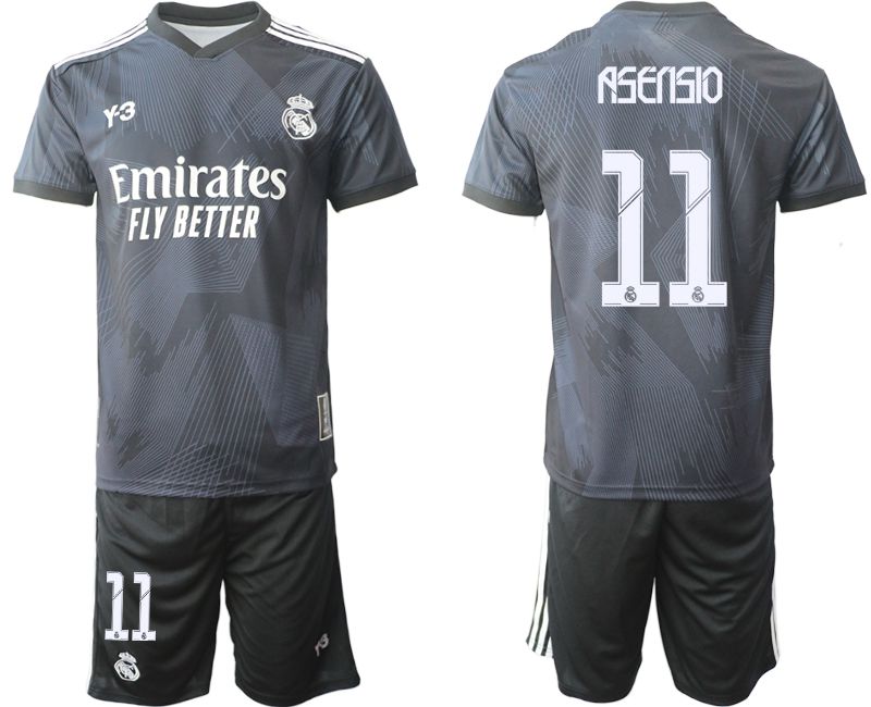 Men 2022-2023 Club Real Madrid Cuarta Camiseta Y3 de black #11 Soccer Jersey